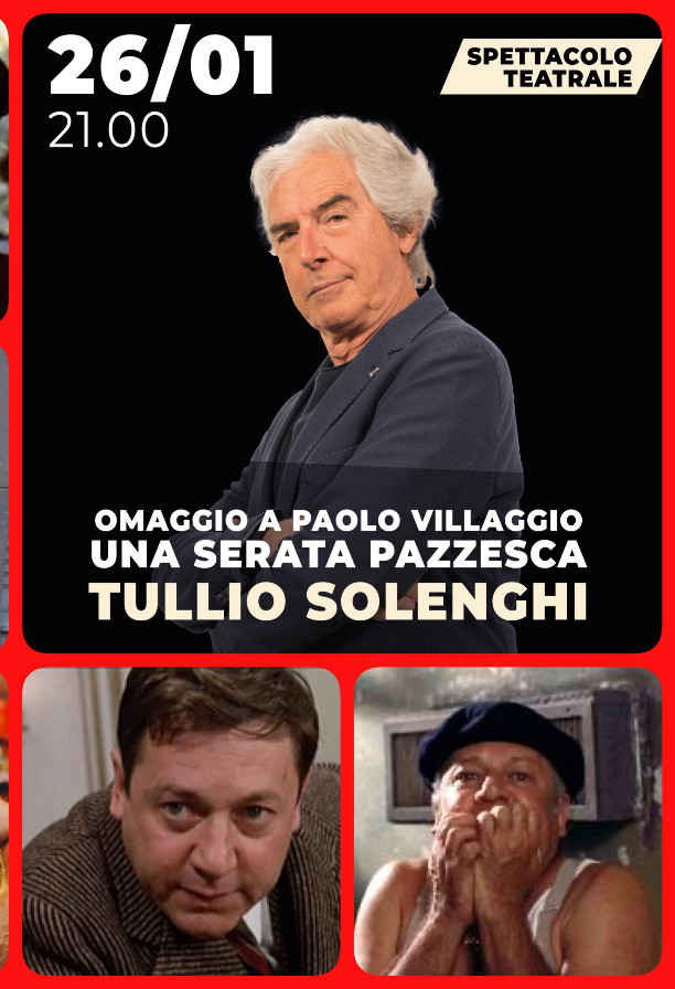 "Una serata pazzesca" dedicata a Paolo Villaggio - Tullio Solenghi