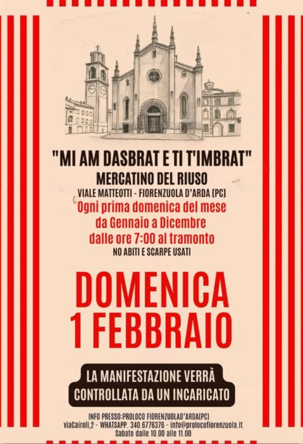 “Mi am dasbrat e ti t’imbrat” – Mercatino del Riuso