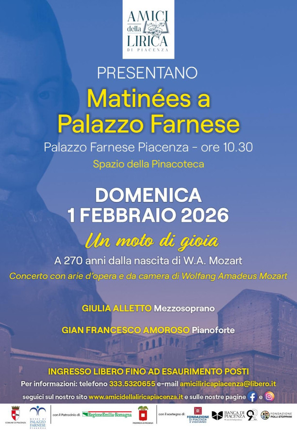 Matinées a Palazzo Farnese - “Un moto di gioia”