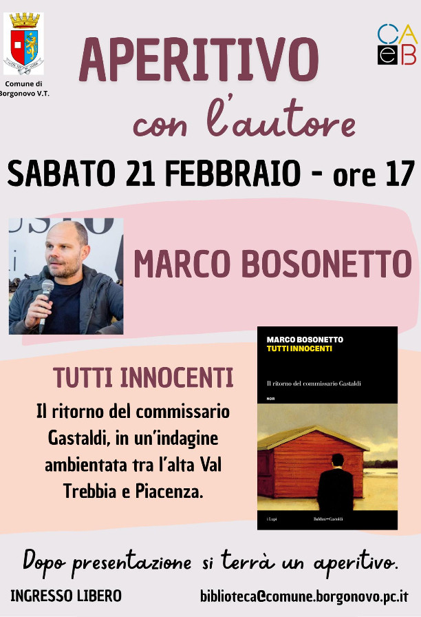 Presentazione del romanzo Tutti innocenti - Marco Bosonetto