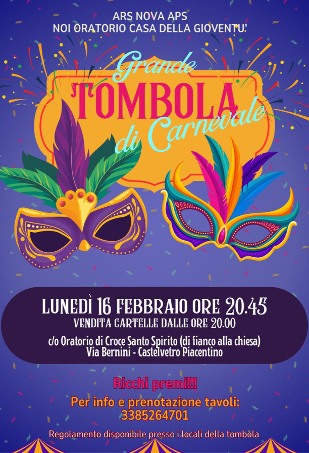 Grande Tombola di Carnevale