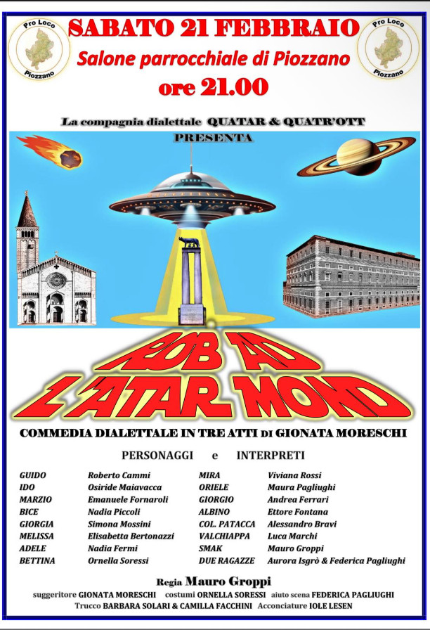 Commedia dialettale "Rob ad l’ätar mond"