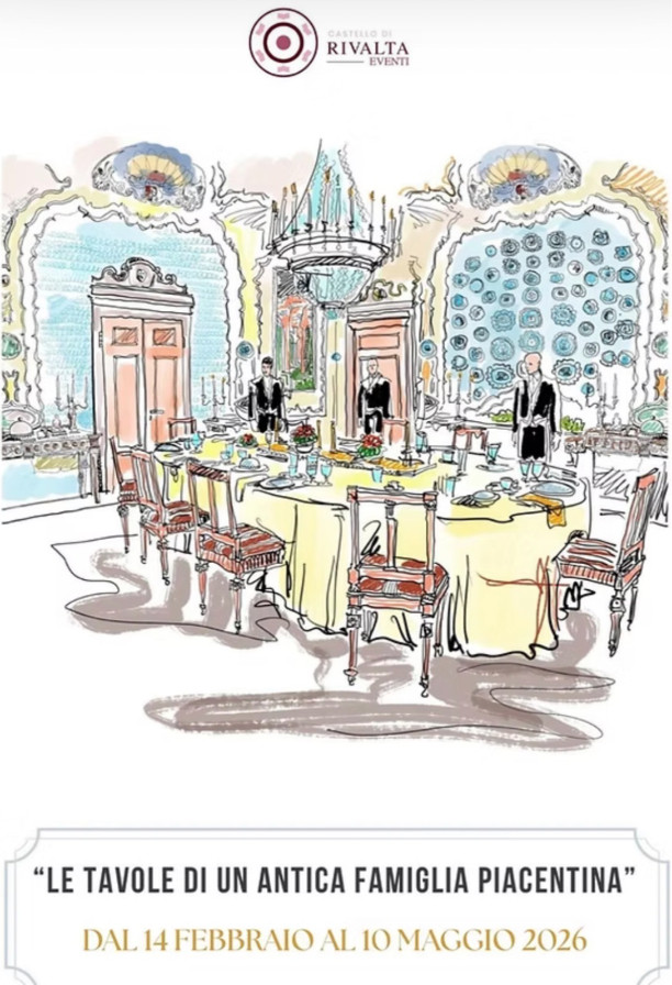 "Le tavole di un'antica famiglia piacentina" al Castello di Rivalta