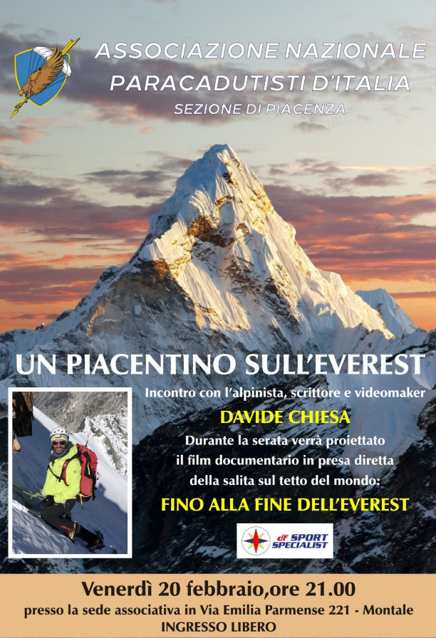 Un piacentino sull’Everest