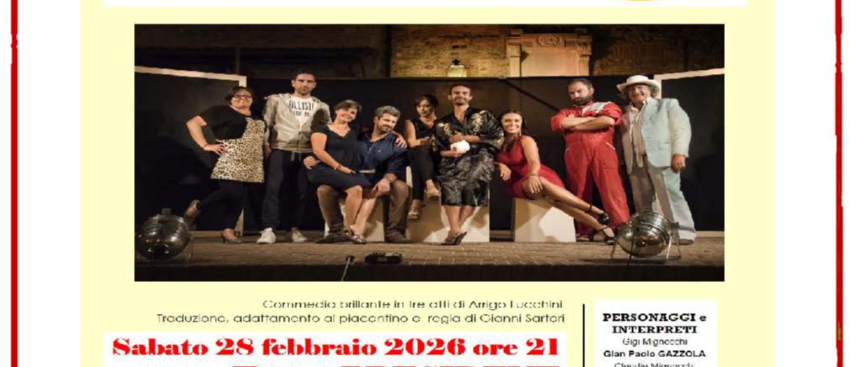 Commedia dialettale "Un bel pastiss"