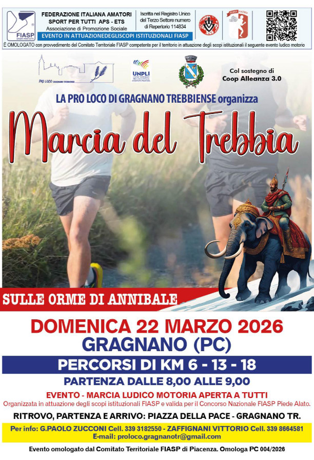 Marcia del Trebbia sulle orme di Annibale