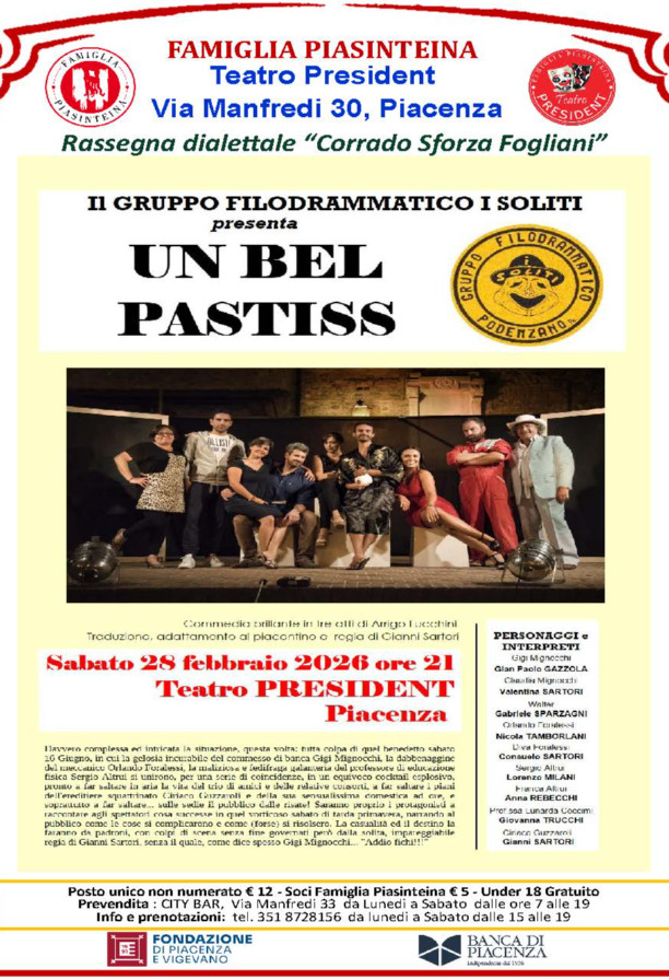 Commedia dialettale "Un bel pastiss"