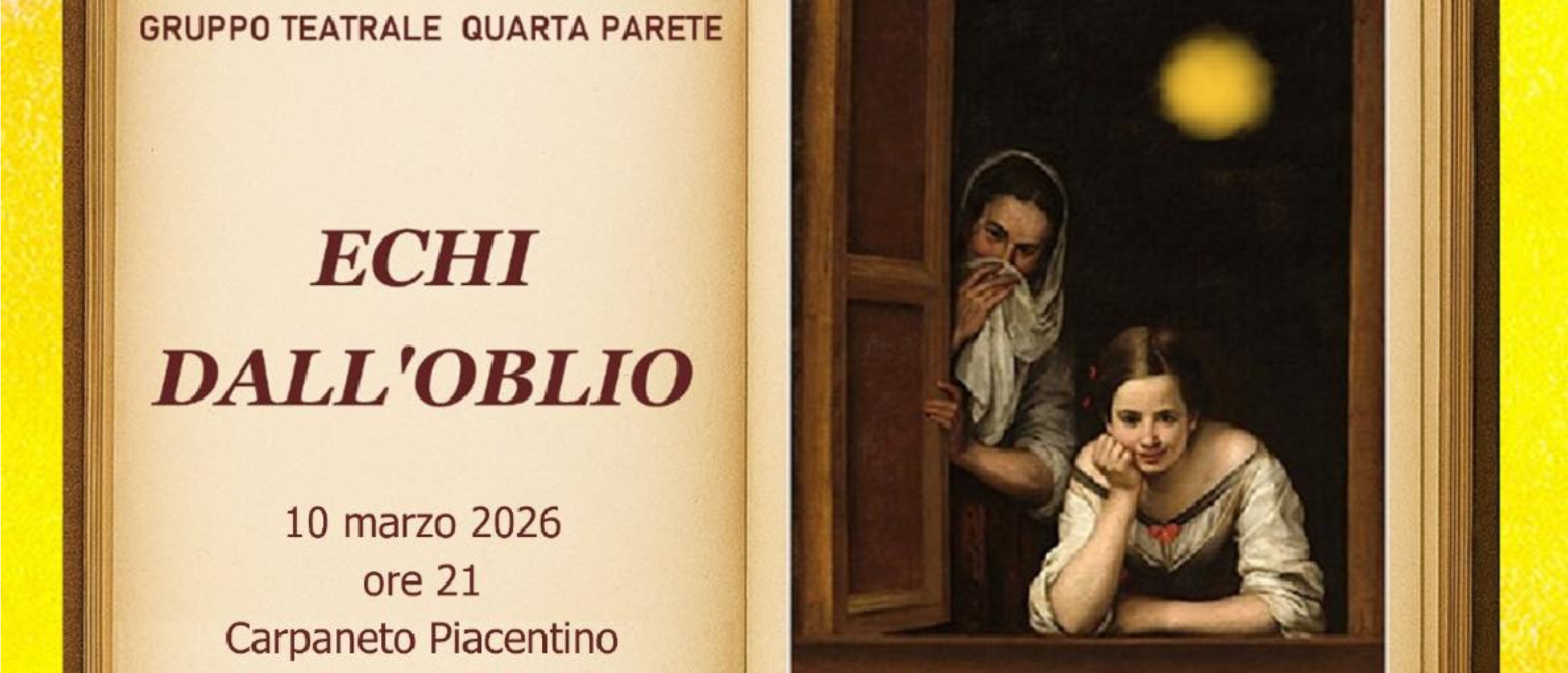 Echi dall’Oblio - Una serata di teatro dedicata alla voce delle donne