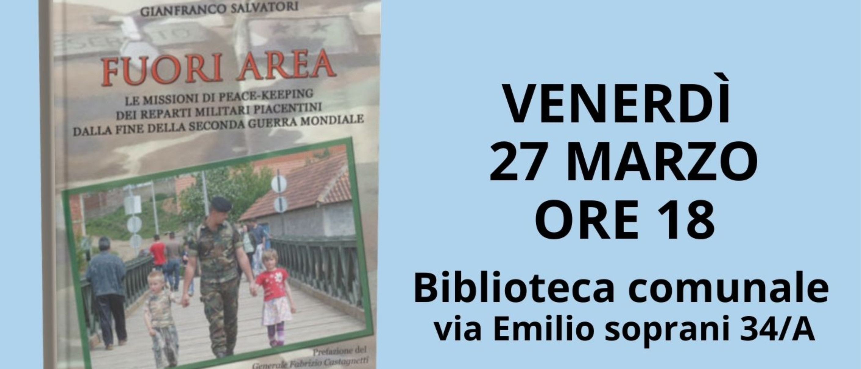Gianfranco Salvatori presenta "Fuori area"