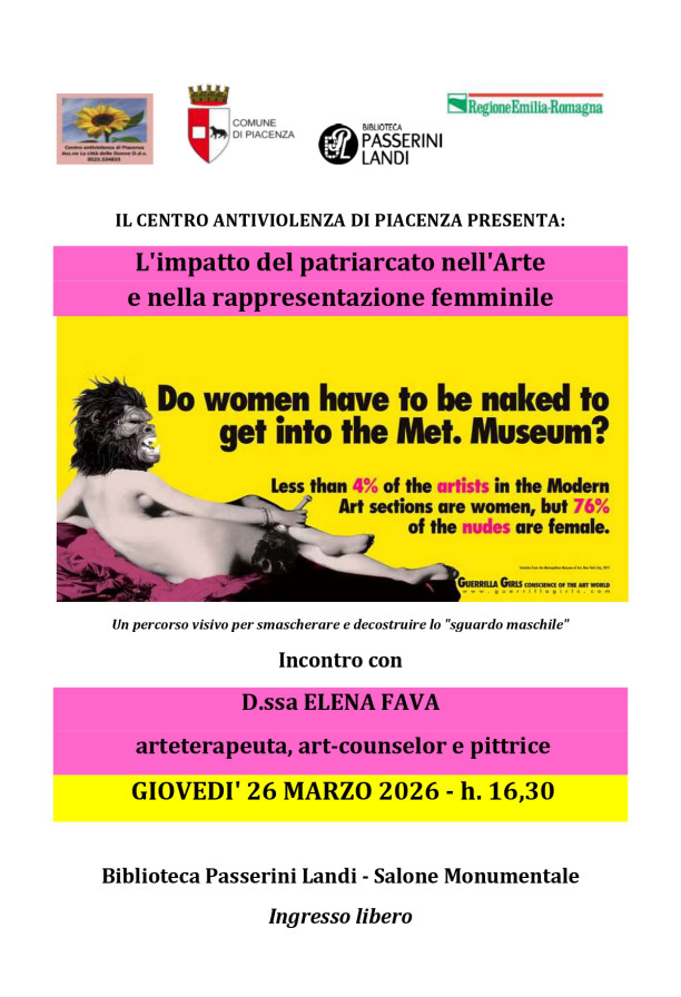 L’impatto del patriarcato nell’Arte e nella rappresentazione femminile