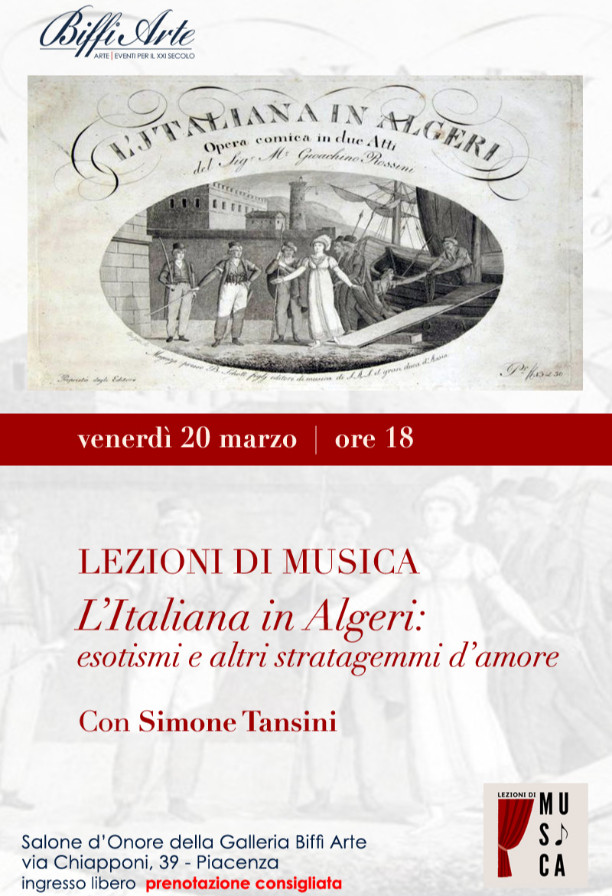 Lezioni di Musica: “L’Italiana in Algeri” con Simone Tansini