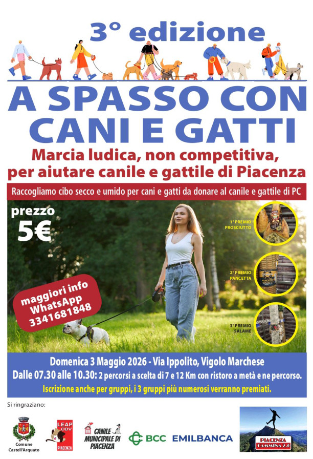 A spasso con cani e gatti