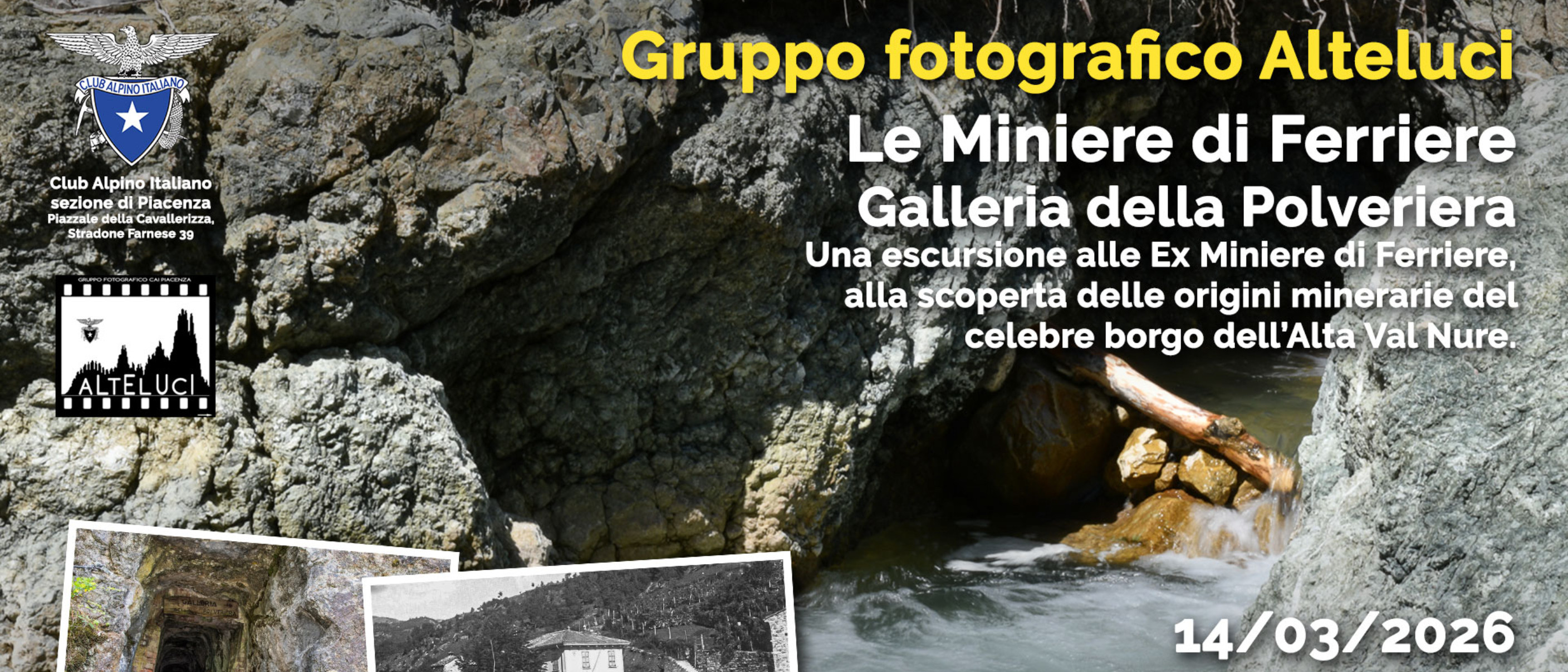 Escursione  alle Miniere di Ferriere