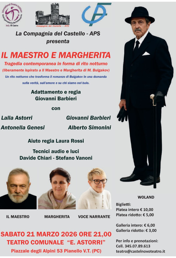 Il Maestro e Margherita - Tragedia contemporanea in forma di rito notturno