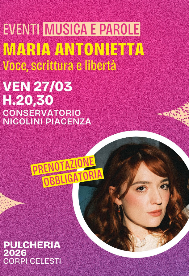 Maria Antonietta – Voce, scrittura e libertà