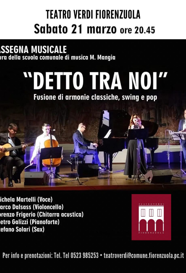"Detto tra noi" – Fusione di armonie classiche, swing e pop