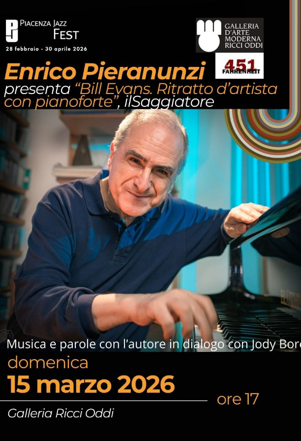 Enrico Pieranunzi presenta "Bill Evans. Ritratto d’artista con pianoforte"