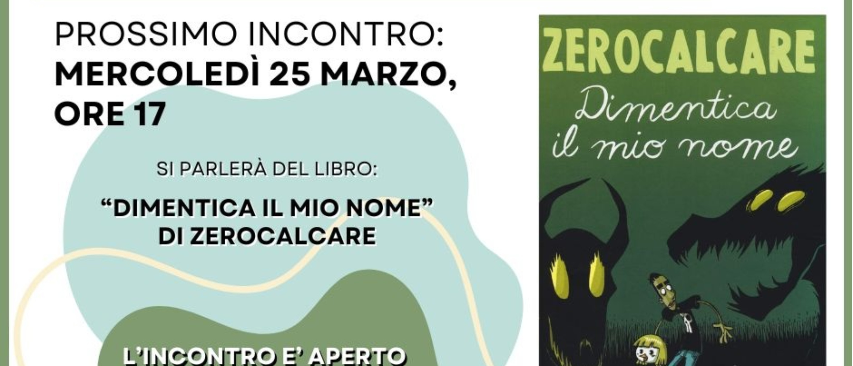 Gruppo di lettura: "Dimentica il mio nome" di Zerocalcare