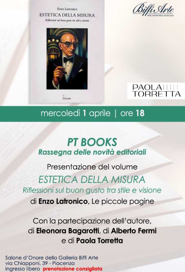PT BOOKS - Estetica della misura