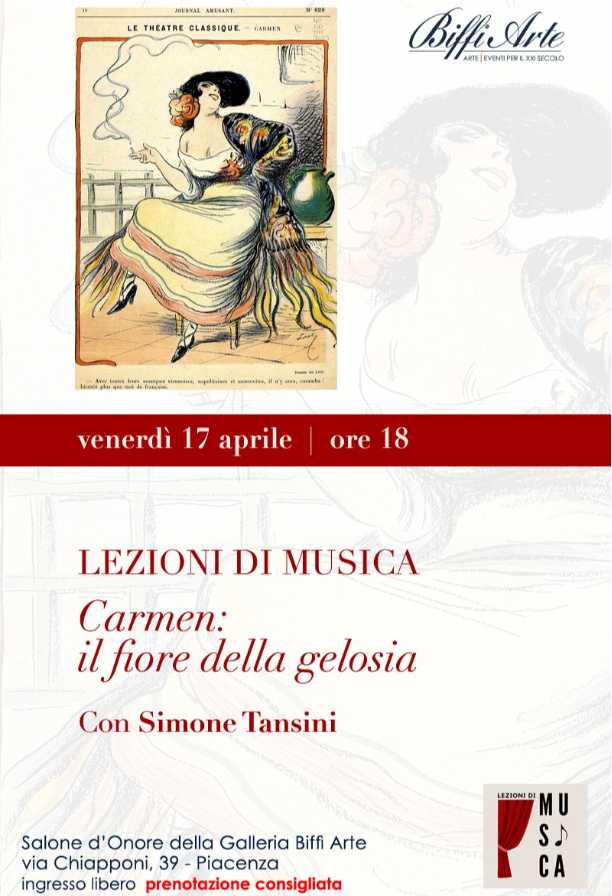Lezioni di musica: "Carmen, il fiore della gelosia" con Simone Tansini