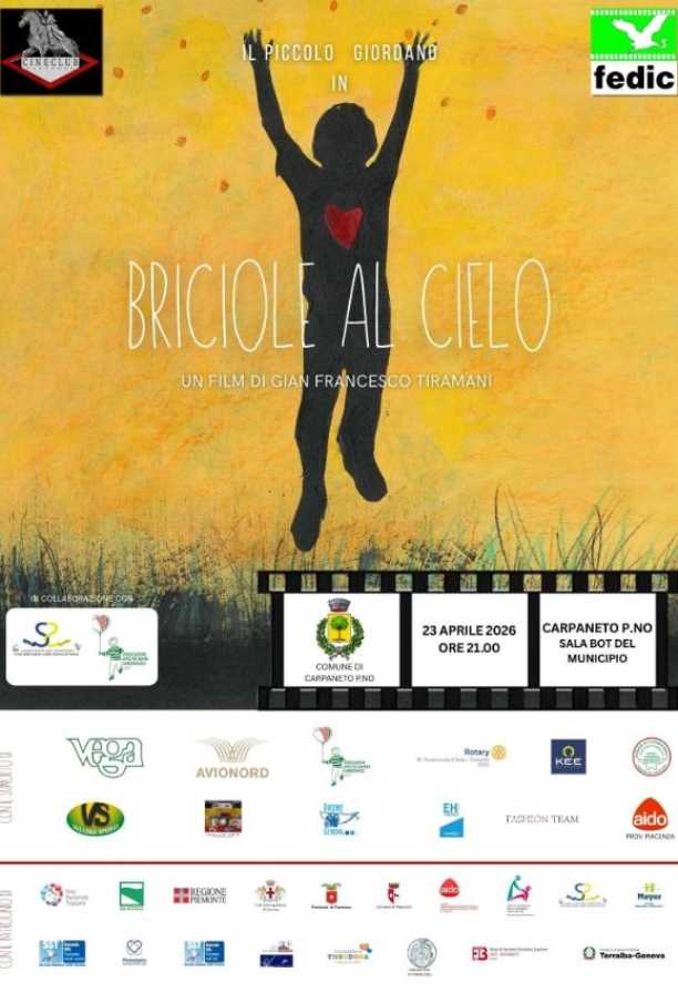Briciole al cielo: proiezione del film di Gian Francesco Tiramani