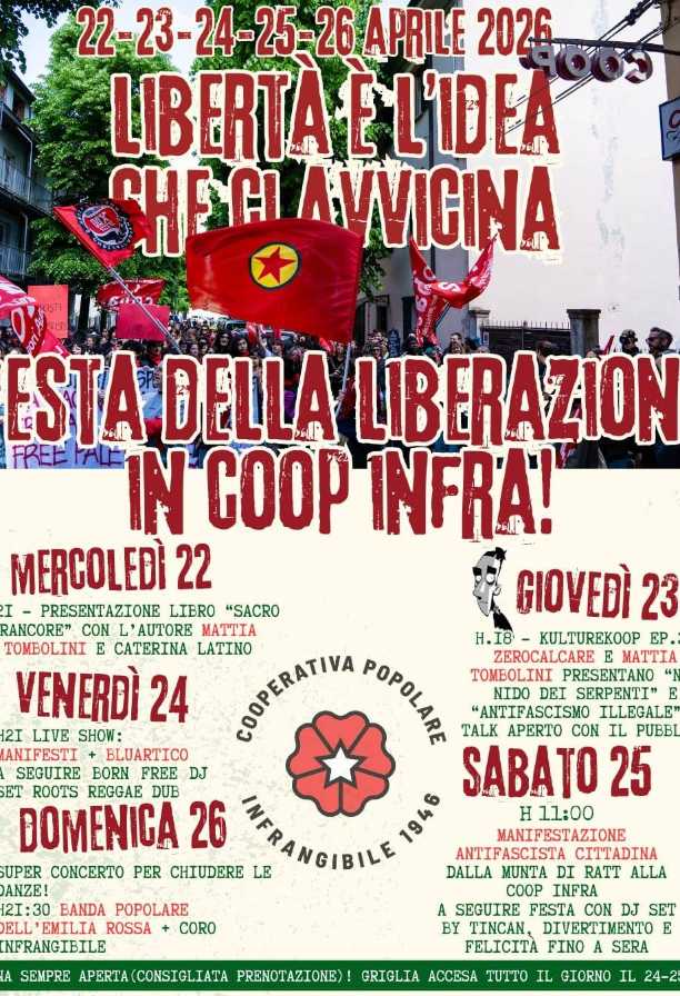 Festa della Liberazione in Coop Infra!