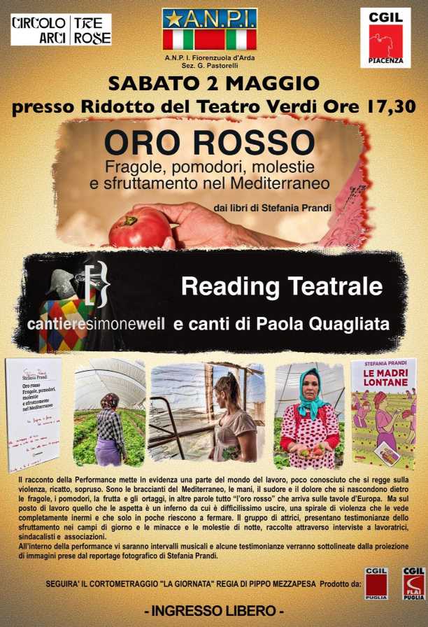 Oro Rosso - Reading Teatrale