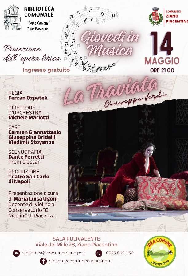 Giovedì in Musica: La Traviata di Giuseppe Verdi