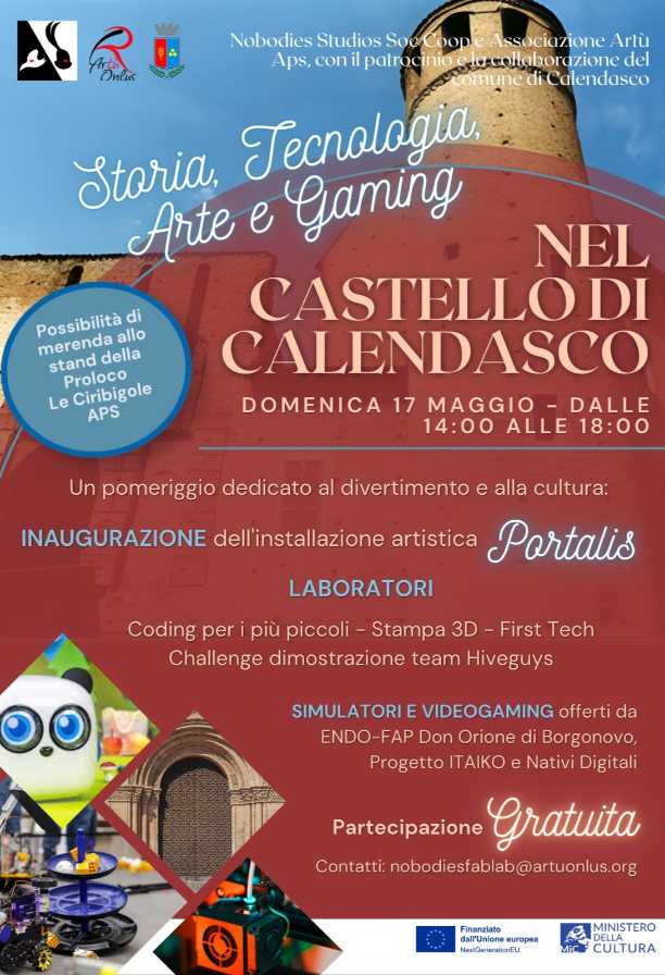 Storia, Tecnologia, Arte e Gaming nel Castello di Calendasco