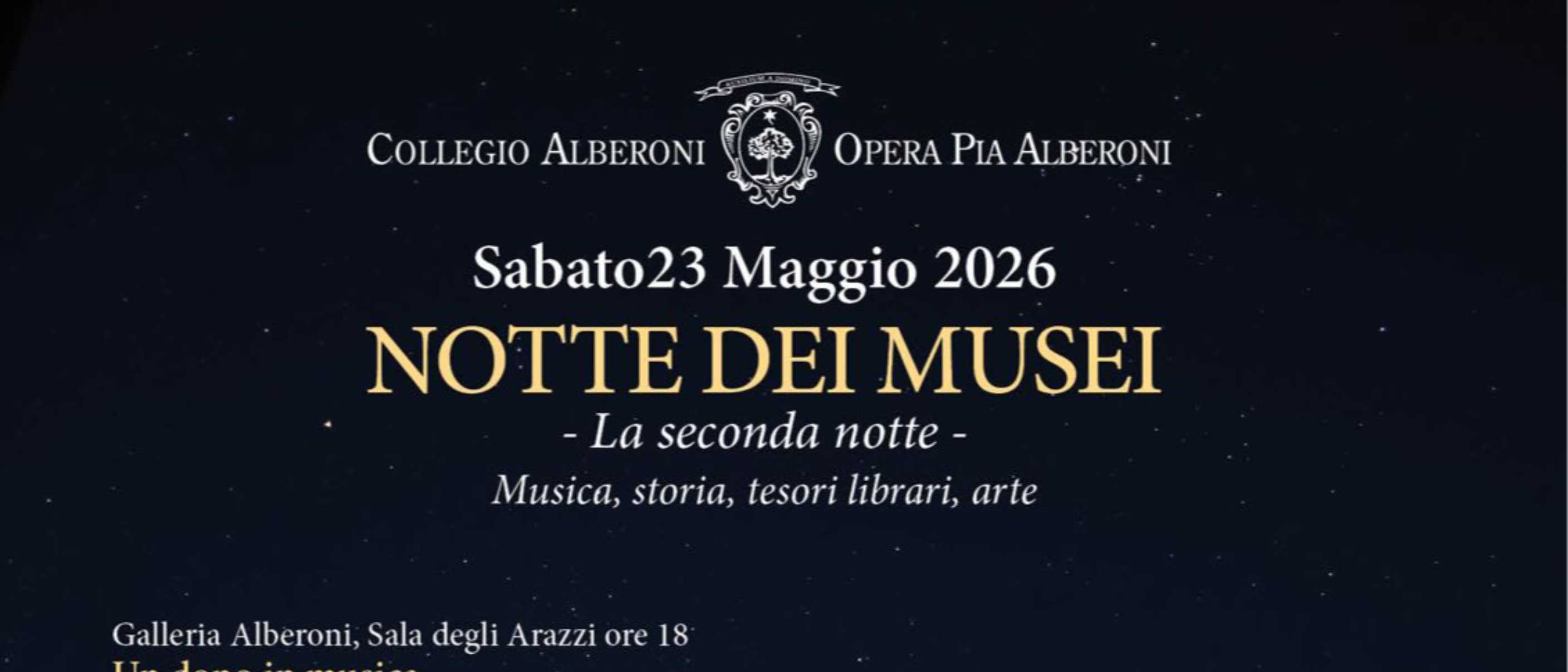 Notte dei Musei al Collegio Alberoni - La seconda notte