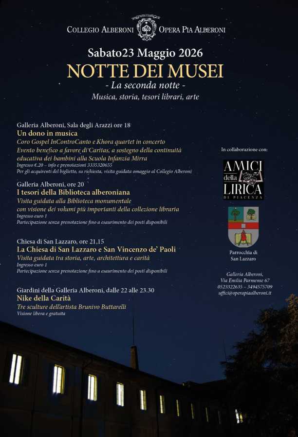 Notte dei Musei al Collegio Alberoni - La seconda notte