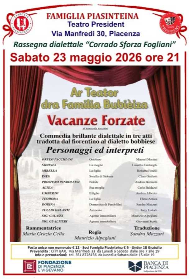 Commedia dialettale "Vacanze Forzate"