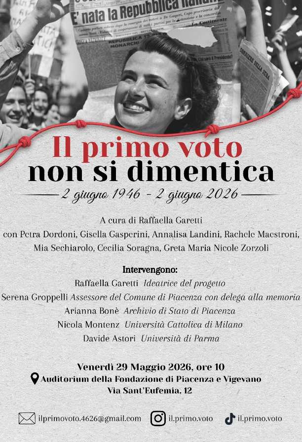 Il primo voto non si dimentica