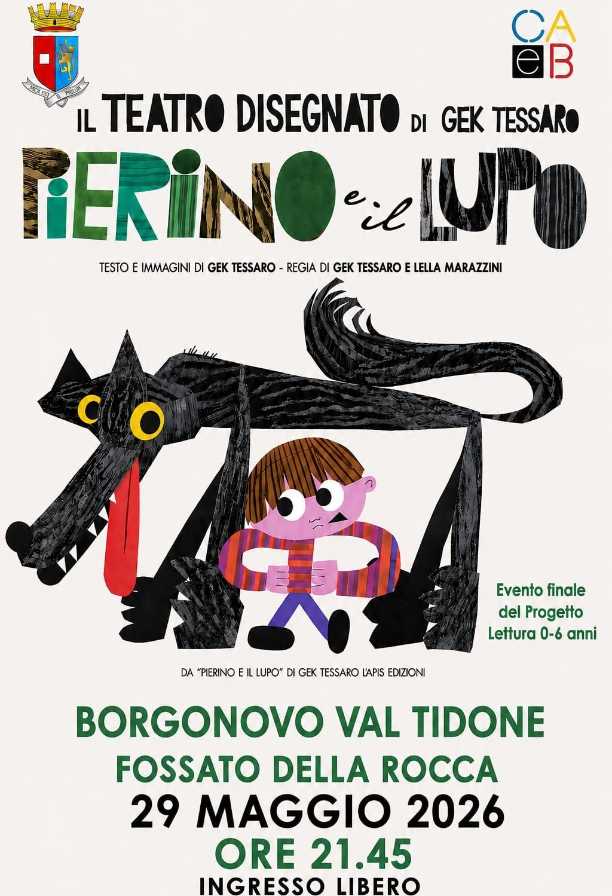 Pierino e il lupo - Il teatro disegnato di Gek Tessaro