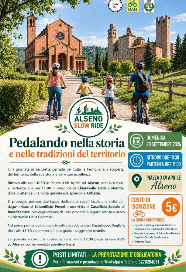 Pedalando nella storia e nelle tradizioni del territorio