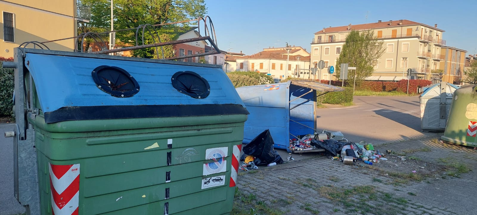 I rifiuti rovesciati - foto Paderni