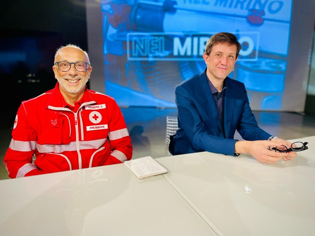 Il presidente della Croce Rossa di Piacenza&nbsp;Giuseppe Colla e il dirigente professioni sanitarie Ausl di Piacenza&nbsp;Stefano Nani.