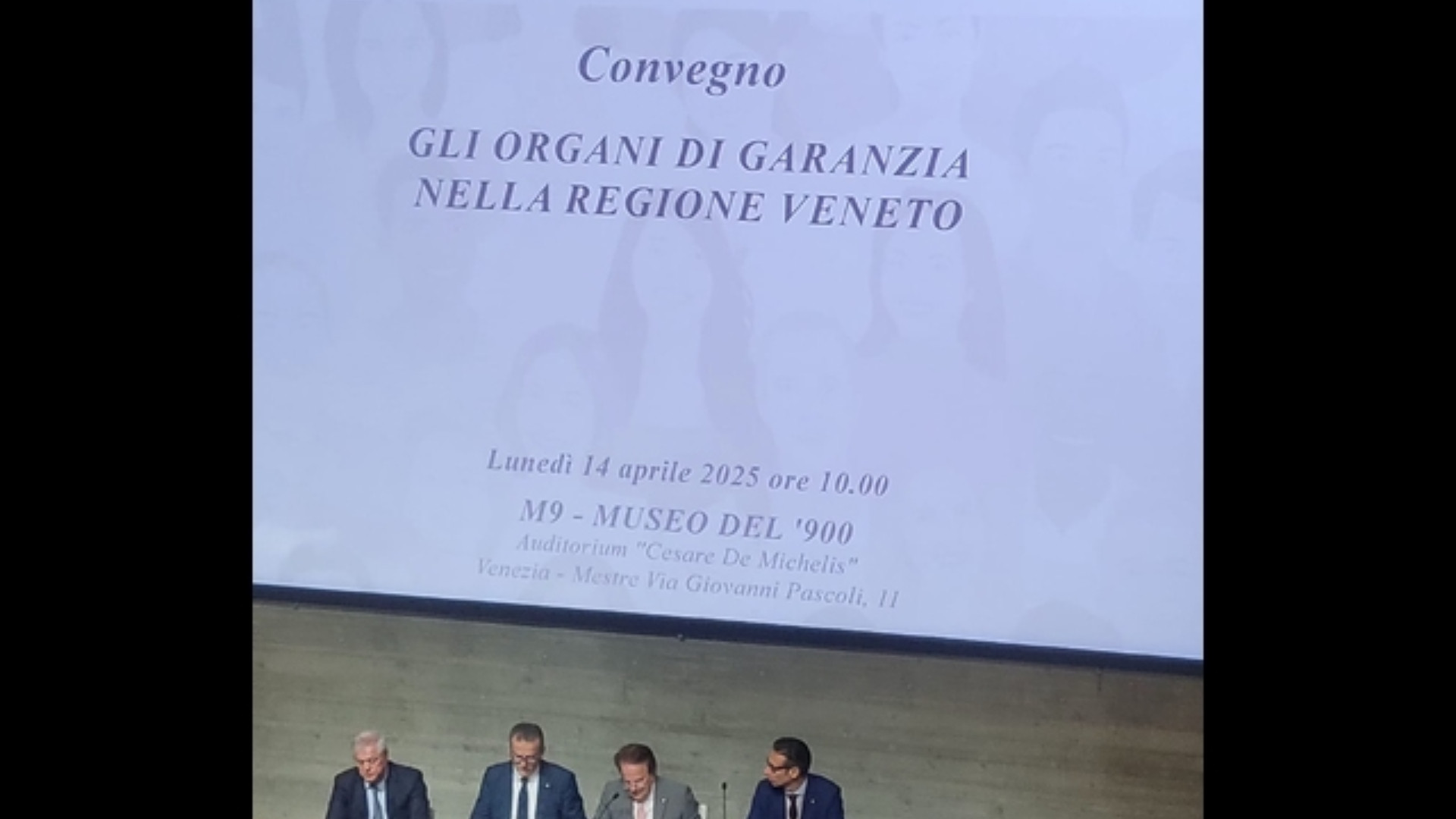 Convegno ‘Gli organi di garanzia nella Regione Veneto’ presso il Museo del Novecento a Mestre