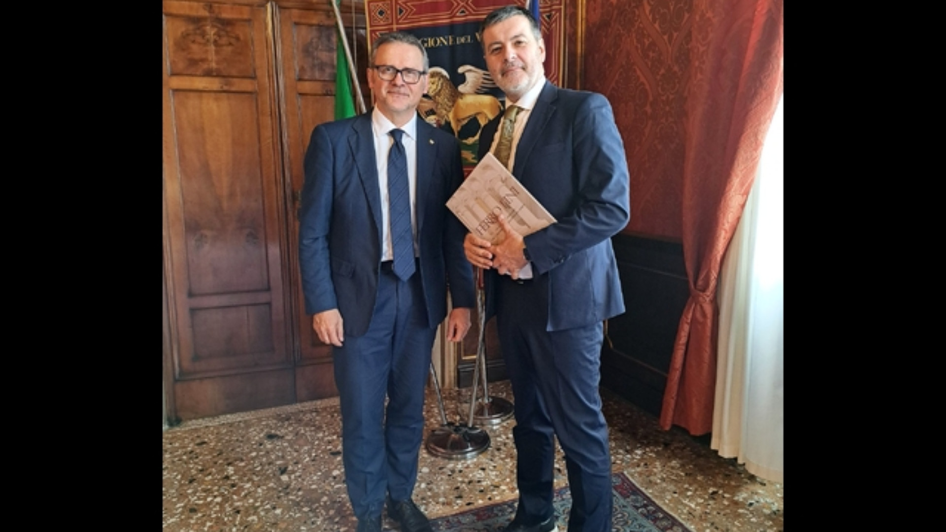 Presidente Consiglio regionale Ciambetti riceve Raffaele Boscaini, Presidente Confindustria Veneto