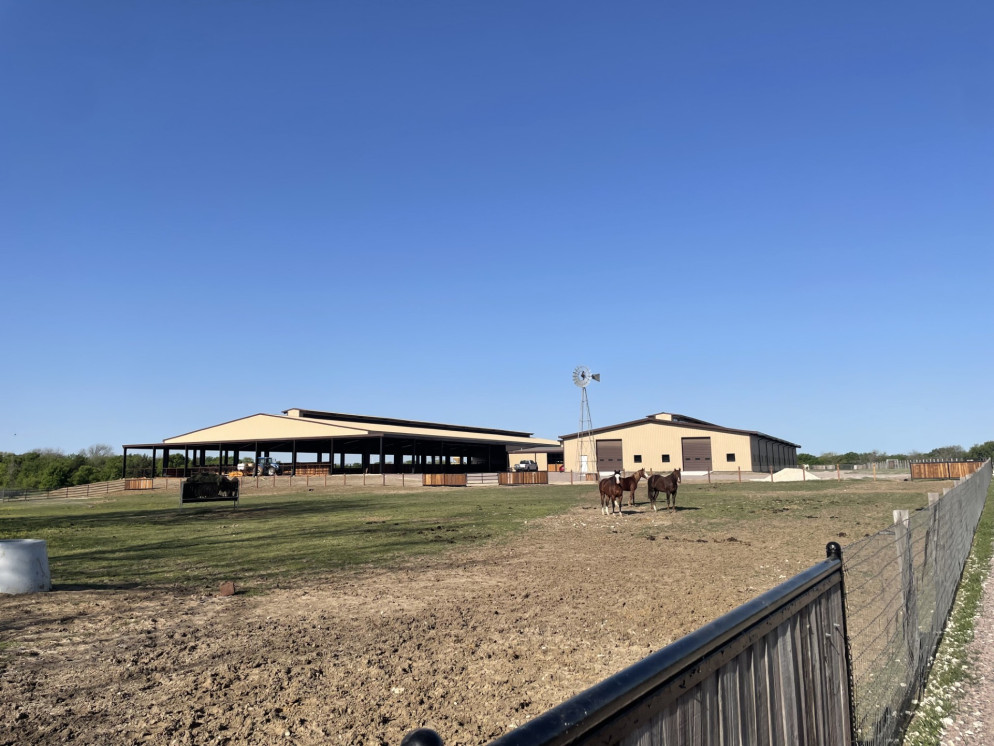 Il ranch dove Gloria Spiaggi vive e lavora