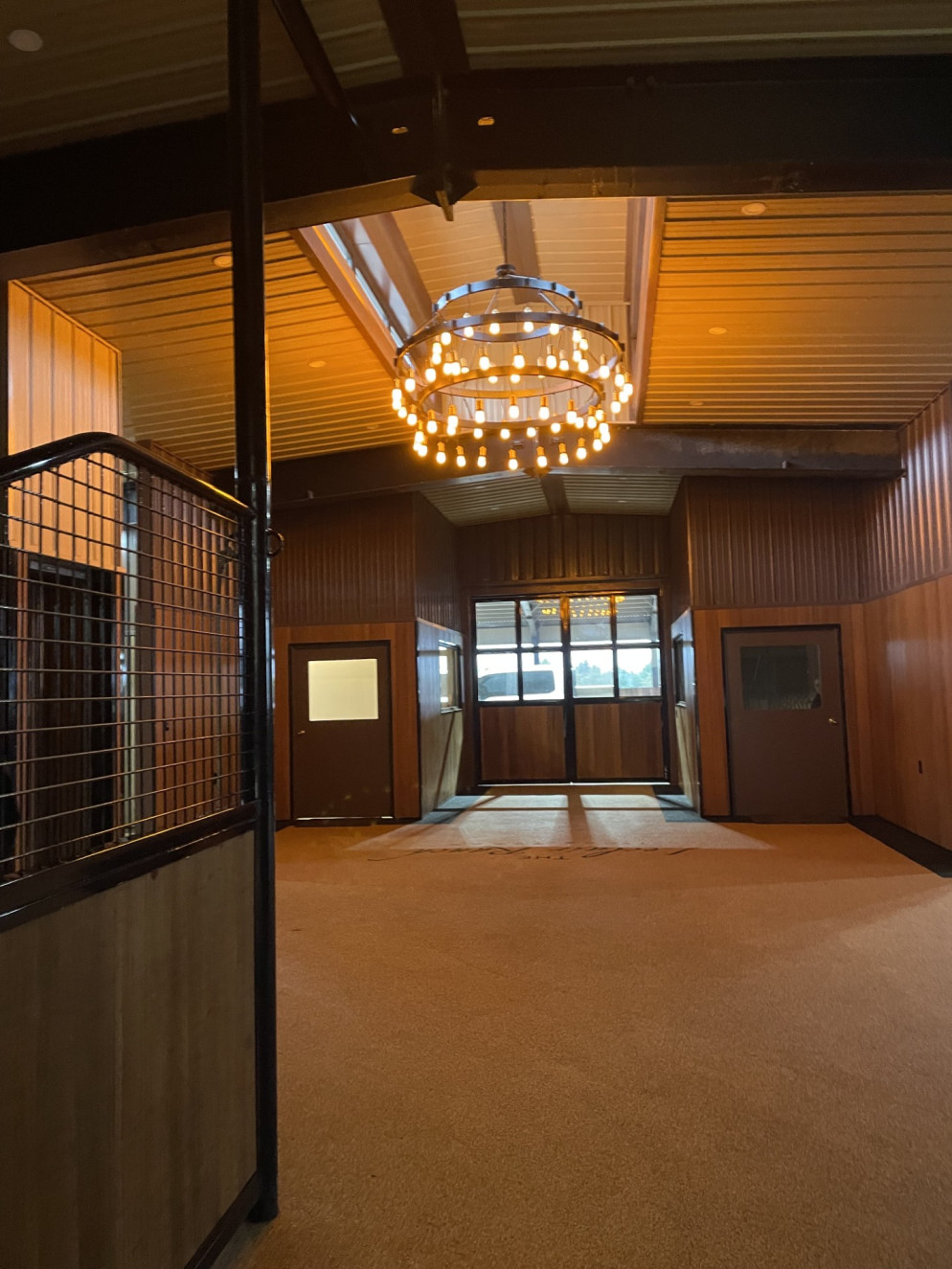 Il ranch dove Gloria Spiaggi vive e lavora