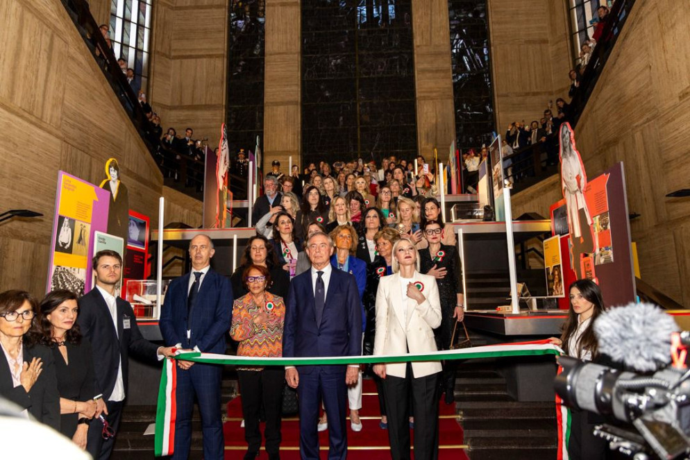 L’inaugurazione della mostra