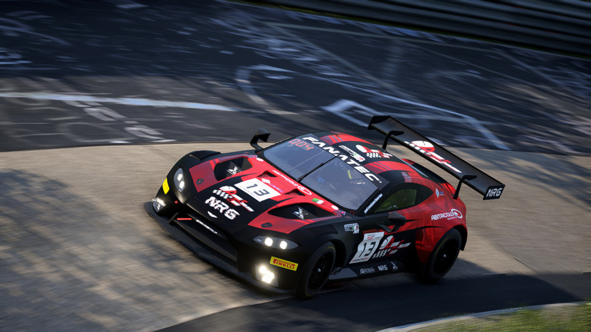 La vettura virtuale guidata dai piloti piacentini