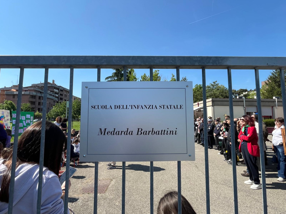 L'intitolazione della scuola alla staffetta partigiana “Medarda Barbattini”