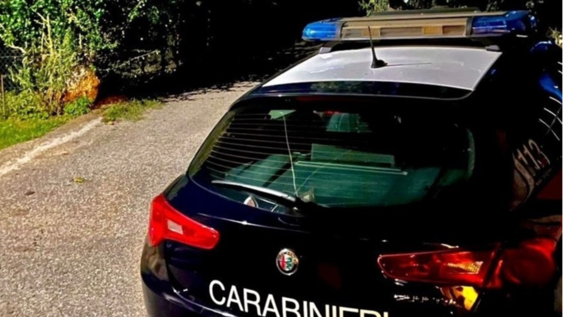 Sul posto sono arrivati anche i carabinieri