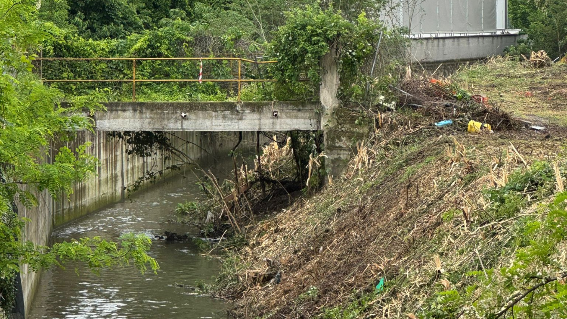 Via rami e detriti lungo il Carona contro il rischio di nuove piene
