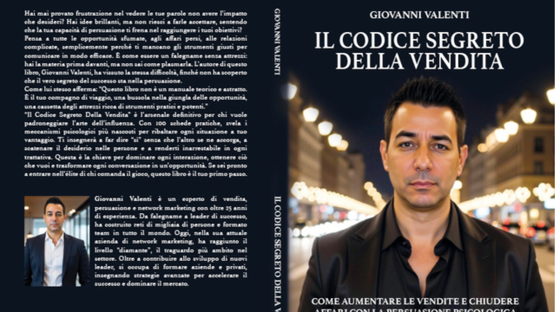 Giovanni Valenti lancia il Bestseller “Il Codice Segreto Della Vendita”