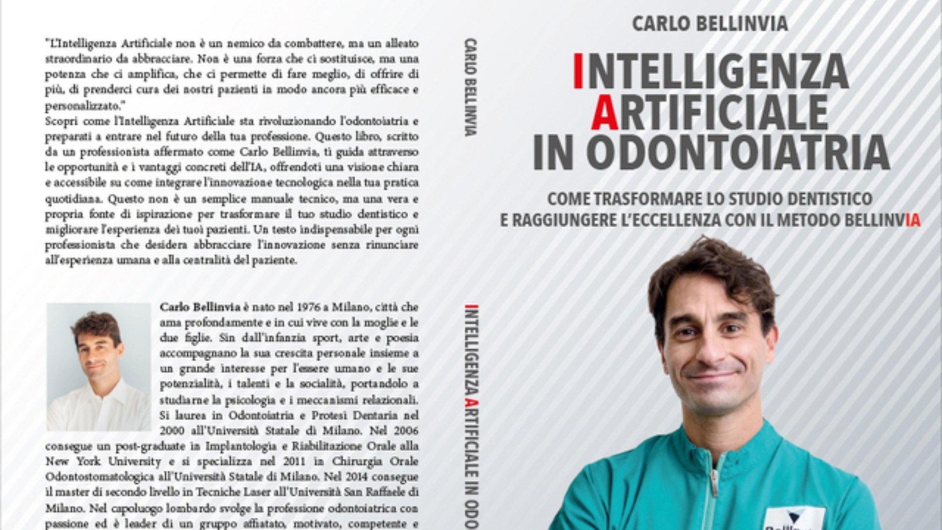 Carlo Bellinvia lancia il Bestseller “Intelligenza Artificiale In Odontoiatria”