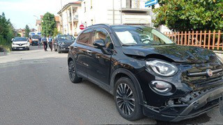 L'auto coinvolta nell'incidente