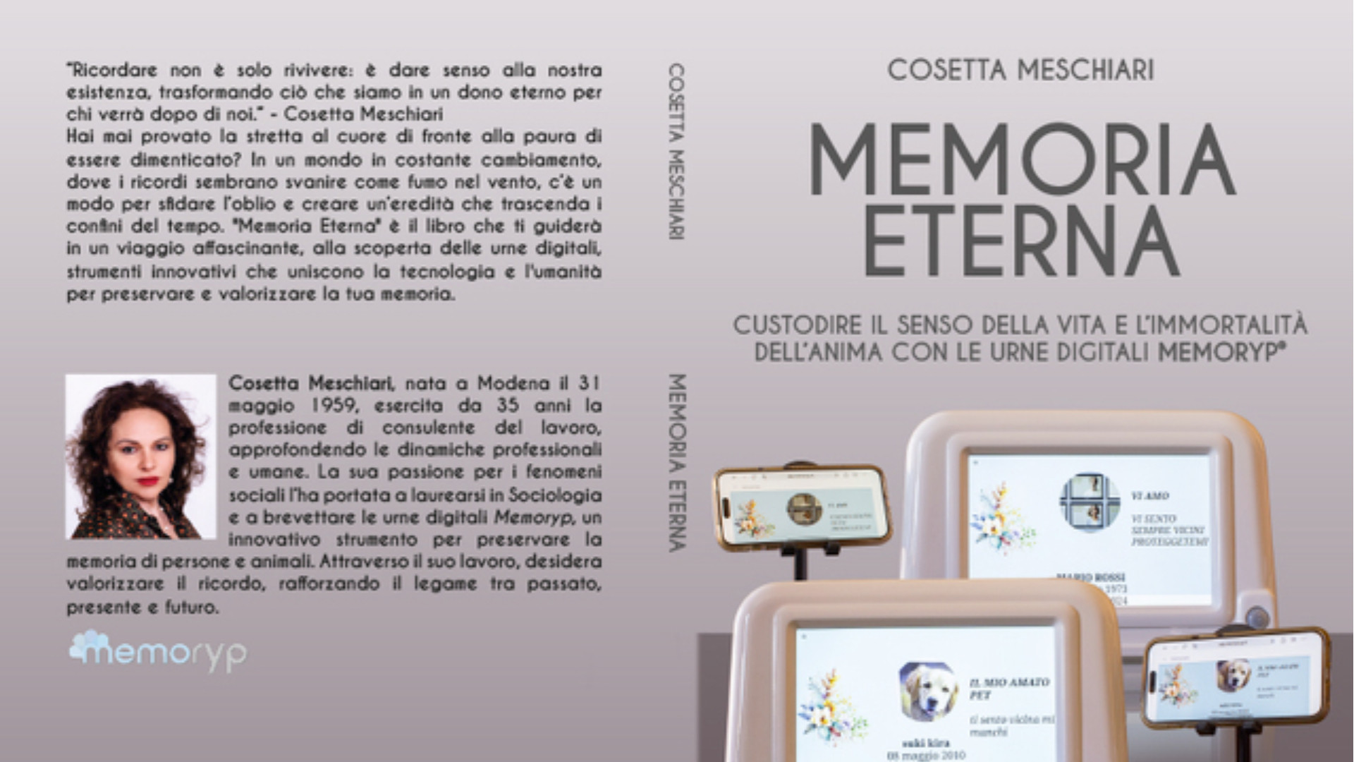 Cosetta Meschiari lancia il Bestseller “Memoria Eterna”